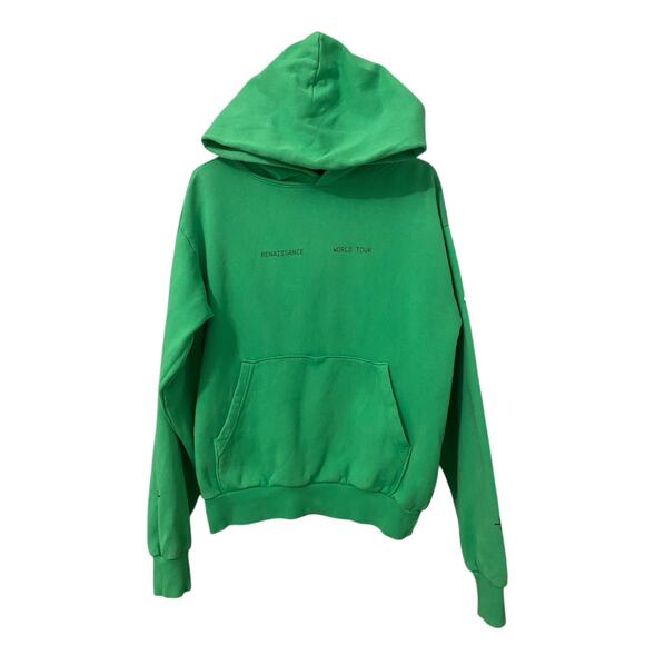 Beyoncé Renaissance World Tour 2023 Hoodie Small Green Sweatshirt Official Merch - Picture 6 of 14
